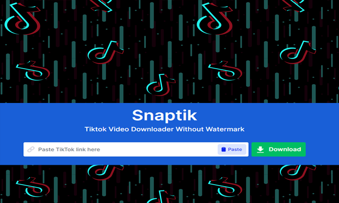 Cara Download Video TikTok Tanpa Watermark di Snaptik