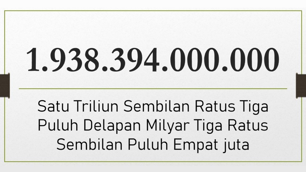 Rumus Terbilang Rupiah